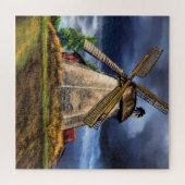 Paysage et météo dans le Puzzle de Pays-Bas (Horizontal)