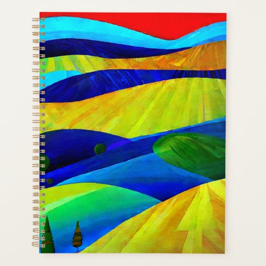 Paysage Fantastique Arc-en-ciel de Collines (Devant)