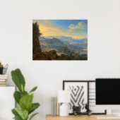 Paysage fluvial - Herman Saftleven Poster d'art (Bureau à domicile)