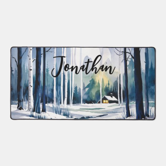 Paysage forestier de l'hiver (Recto)