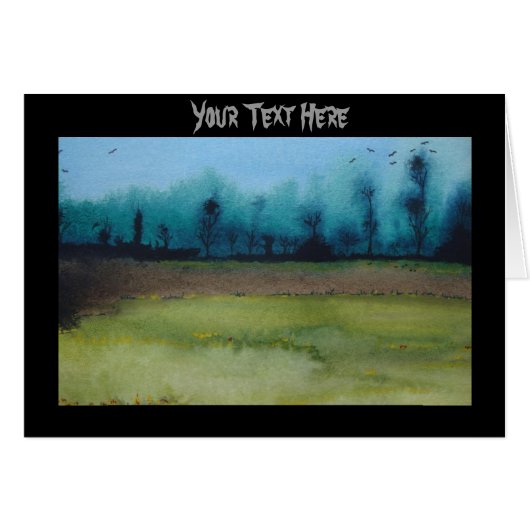 paysage forestier mystique éffrayant original (Devant Horizontal)