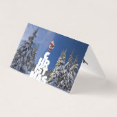 Paysage hivernal de Noël (Back)