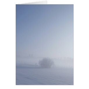 Paysage hivernal froid et neige
