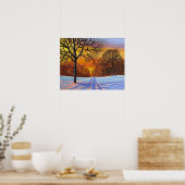 Paysage hivernal/ Poster (Cuisine)