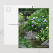 Paysage Hydrangea : Carte postale (Devant / Derrière)
