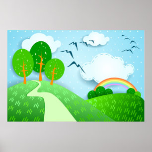 Paysage Imaginaire, affiche