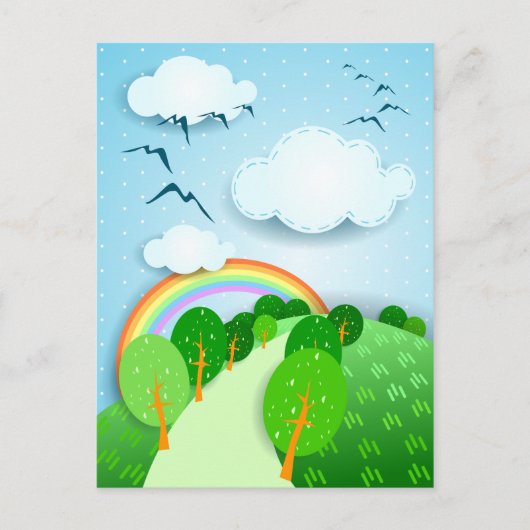 Paysage Imaginaire, carte postale (Devant)