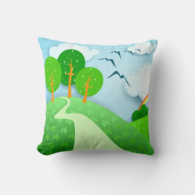 Paysage Imaginaire, coussin (Recto)