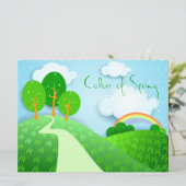Paysage Imaginaire, invitation (Debout devant)