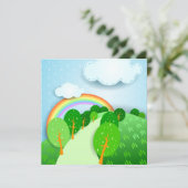 Paysage Imaginaire, invitation (Debout devant)