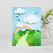 Paysage Imaginaire, invitation (Debout devant)