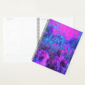 Paysage impressioniste rose chaud et bleu (Devant avec enveloppe)