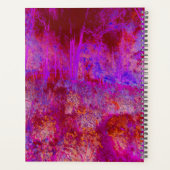 Paysage Impressionniste Rouge et Magenta Psychédél (Dos)