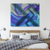 Paysage industriel Abstrait 4 toile étirée (Insitu(Chambre))