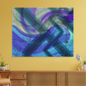 Paysage industriel Abstrait 4 toile étirée (Insitu(Salon))