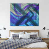 Paysage industriel toile étirée Abstraite (Insitu(Chambre))