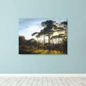 Paysage italien avec toile de pin parapluie de pie (Insitu (Plancher de Bois))