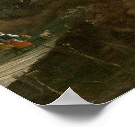 Paysage - Jacob van Ruisdael Poster d'Art (Coin)