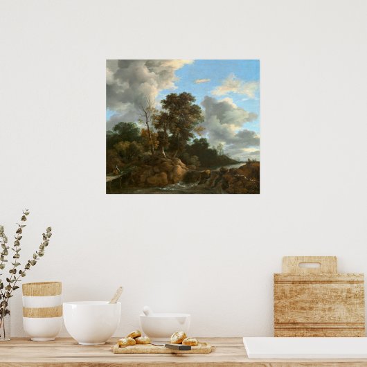 Paysage - Jacob van Ruisdael Poster d'Art (Cuisine)