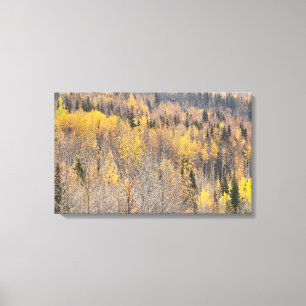 Paysage Jaune Orange Alaska toile d'automne Imprim