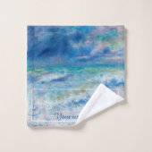 Paysage marin (Gant de toilette)