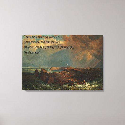 Paysage marin de l'océan Indien toile côtière Impr (Recto)