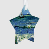 Paysage marin, peinture d'art de Van Gogh (devant)