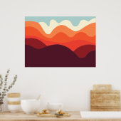 Paysage minimaliste 190821(02) Poster (Cuisine)