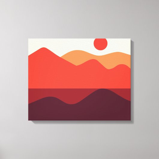 Paysage minimaliste 190821(03) Toile Imprimer (Recto)