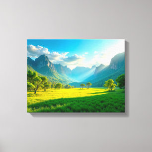 Paysage n° 13, Impression sur toile de la série Pa