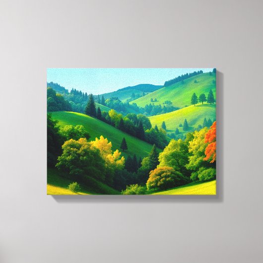 Paysage n° 2, Impression sur toile de la série Pay (Recto)