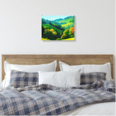 Paysage n° 2, Impression sur toile de la série Pay (Insitu(Chambre))