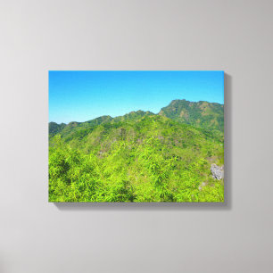 Paysage n° 8, série de paysages sur toile