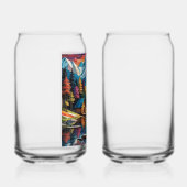 Paysage nature coucher de soleil lac Forêt de mont (Droite)