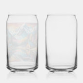 Paysage nature coucher de soleil lac Forêt de mont (Verso)