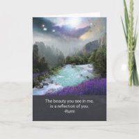 Paysage Naturel Avec Citation Inspirante Merci