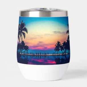 Paysage naturel avec piscine Palmiers-25925