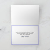 Paysage naturel Carte d'anniversaire personnalisée (Intérieur)