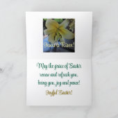 Paysage Naturel Étonnant, Carte Pâques (Intérieur)