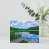 Paysage naturel Lac Sky Biélorussie Carte postale (Debout devant)