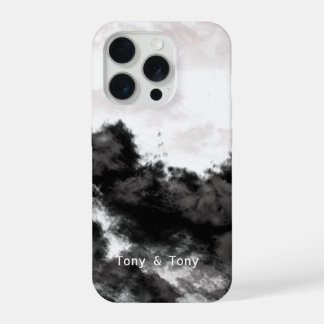 Paysage nuageux personnalisé I Noir et Blanc I