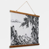 Paysage oriental suspendu tapisserie (Angulaire)