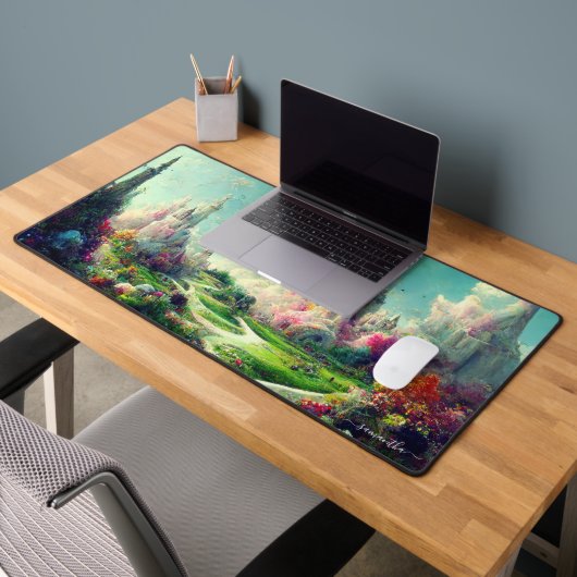 Paysage panoramique coloré et enchanté (Bureau 2)