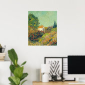 Paysage - pas Vincent van Gogh Poster d'art (Bureau à domicile)