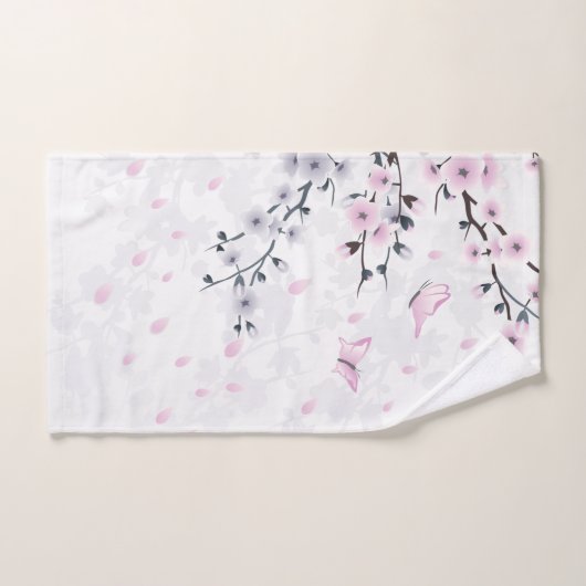 Paysage Pastel Cherry Blossom (Serviette à main)