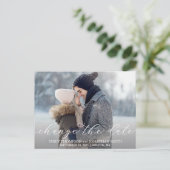 Paysage Photo Mariage Modifier La Date Carte Posta (Debout devant)