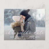 Paysage Photo Mariage Modifier La Date Carte Posta (Devant)