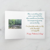 Paysage pittoresque, Carte de Saint-Valentin (Intérieur)