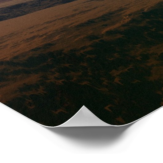 Paysage planétaire - impression d'art spatial (Coin)