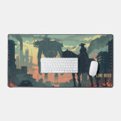 Paysage post-apocalyptique de cavalier solitaire (Clavier et souris)